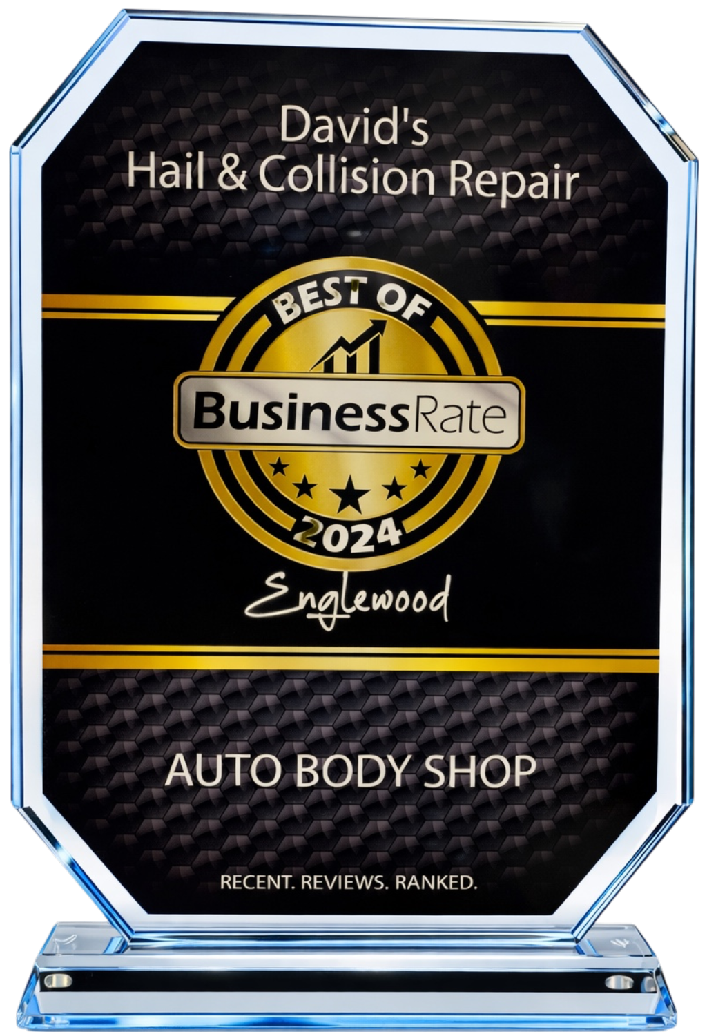 David's Hail & Collision Best of BusinessRate Award 2024