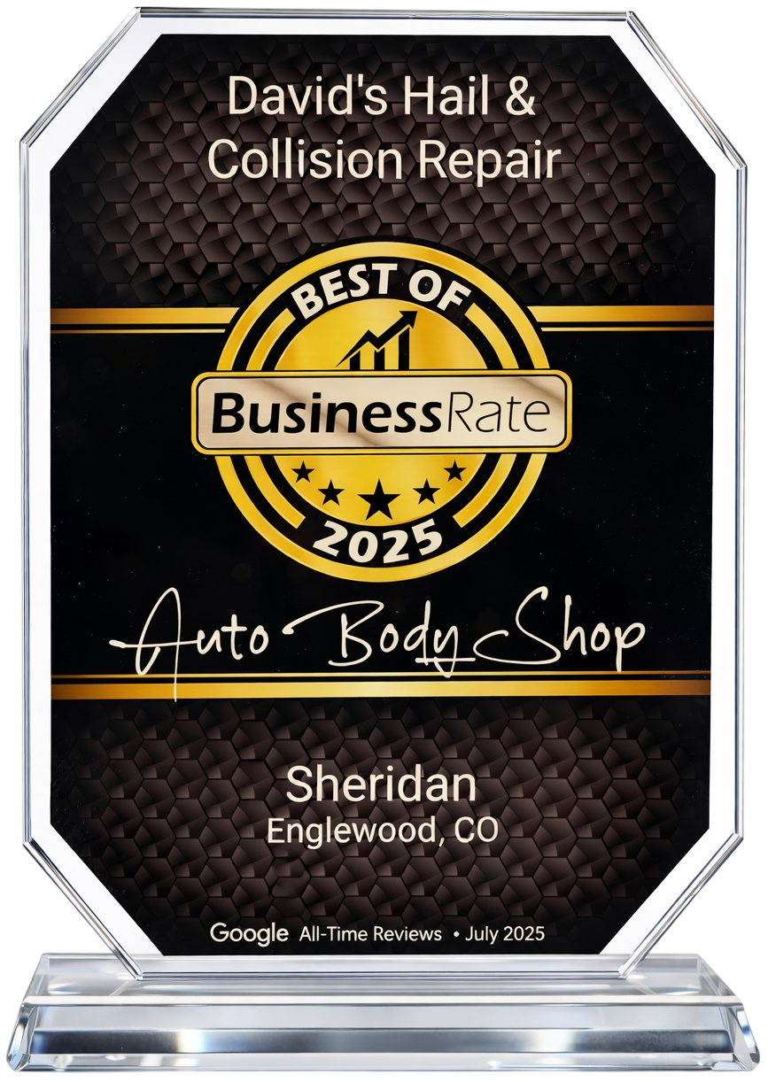 David's Hail & Collision Best of BusinessRate Award 2025